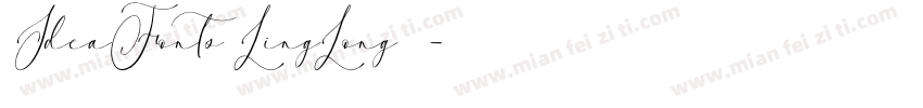 IdeaFonts LingLong字体字体转换